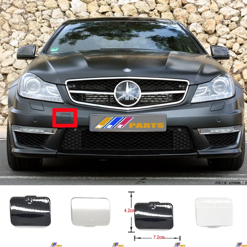 

A2048850026 Fit 07-10 Mercedes-AMG C C63 C63AMG Sedan(W204) Wagon(S204) Coupe(C204) FRONT TOW COVER