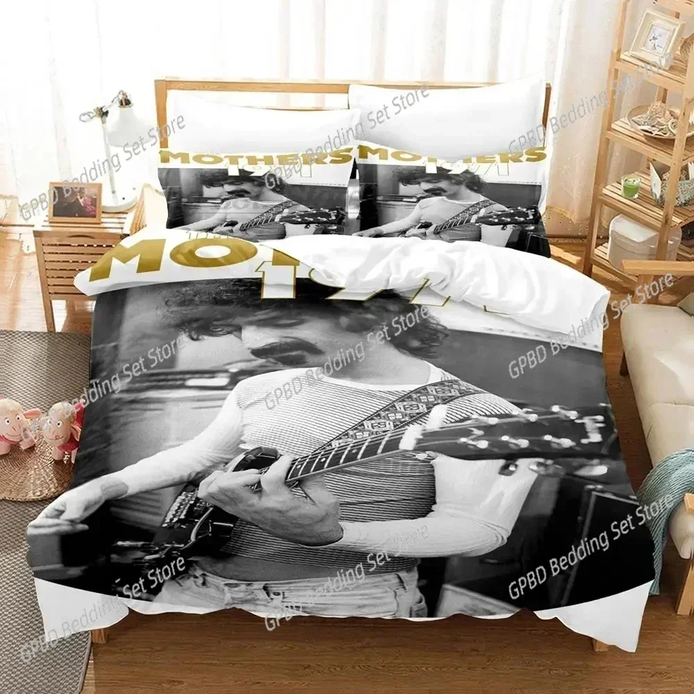 Frank Zappa Singer 3D NEW Duvet Cover Pillowcase Bedding Set Adult Boy Girl Bedroom Decoration Children Single Double Large