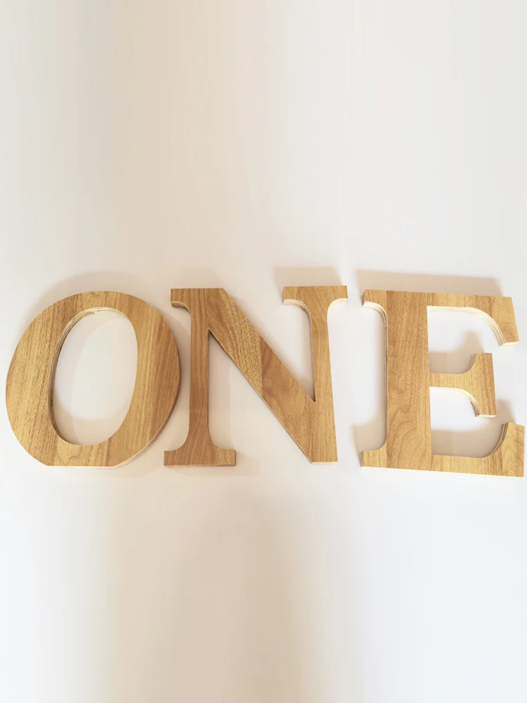 Lettres de décoration en bois personnalisées, décorations en bois, artisanat, noms
