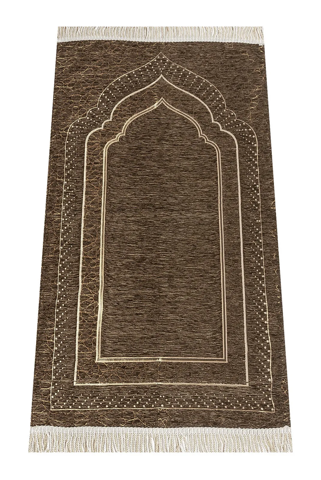 

Mihrab patterned lined church prayer rug brown Sheet of Muslim Islamic Prayer Mat Holy Quraan Islamic Mats