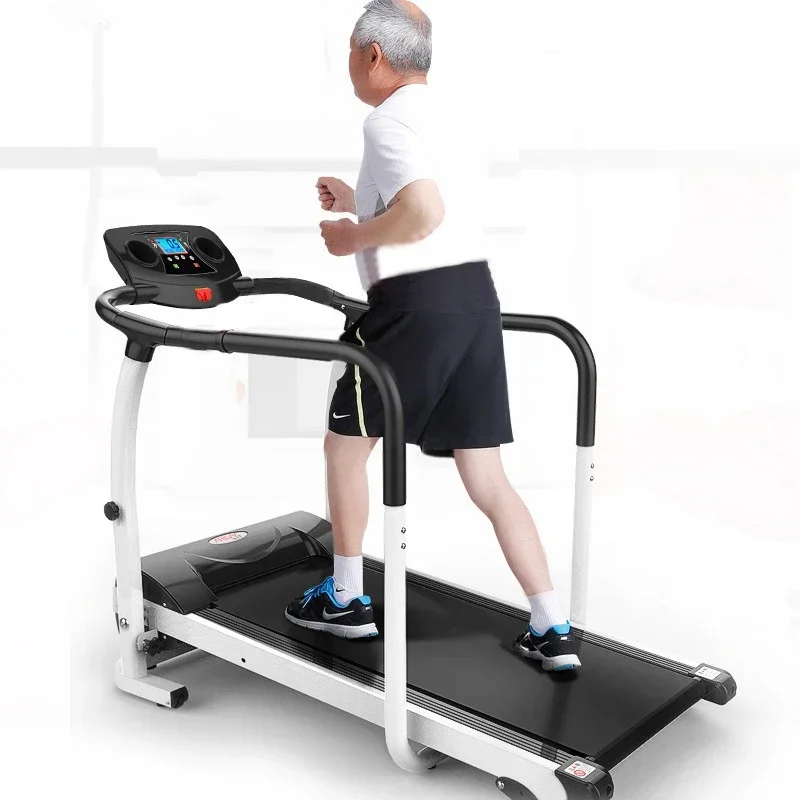 JD-168 Foldable Treadmill Middle Aged And Elderly People Low Speed Running Machine Folding Handrail Motorized Walking Machine