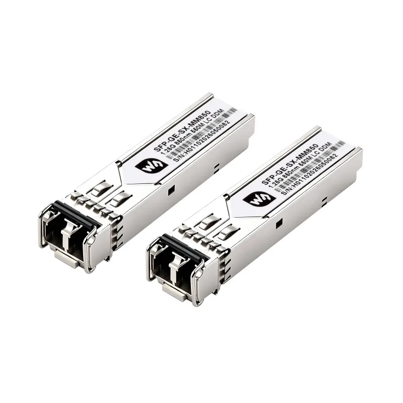 Waveshare Gigabit SFP Optical Transceiver With LC Connector, Supports Hot-Swappable Operation, Plug-and-Play