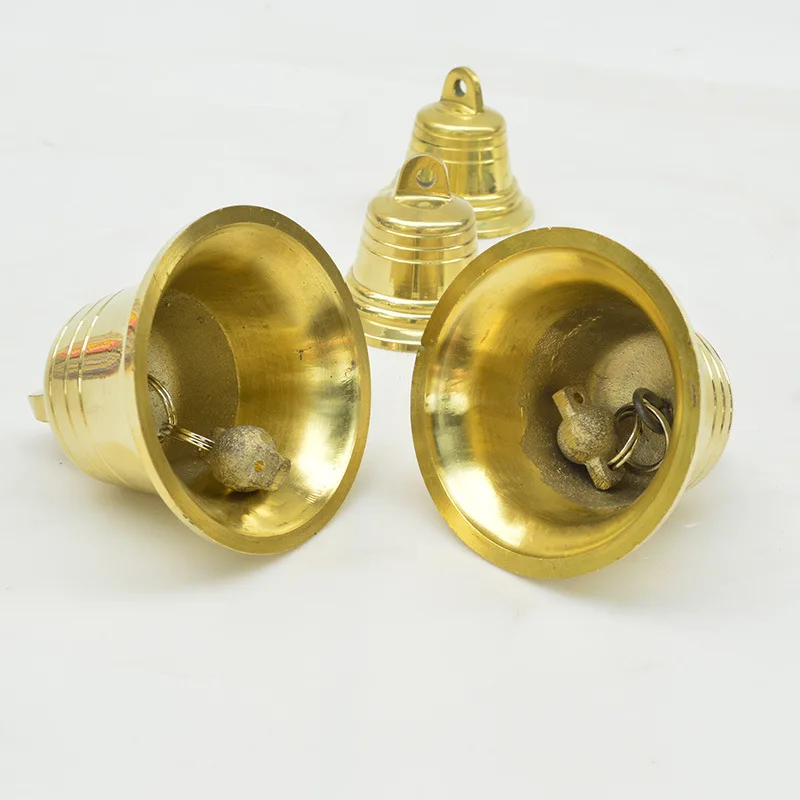 Pure copper for home decoration, business office metal crafts, temple and turret decorative bells