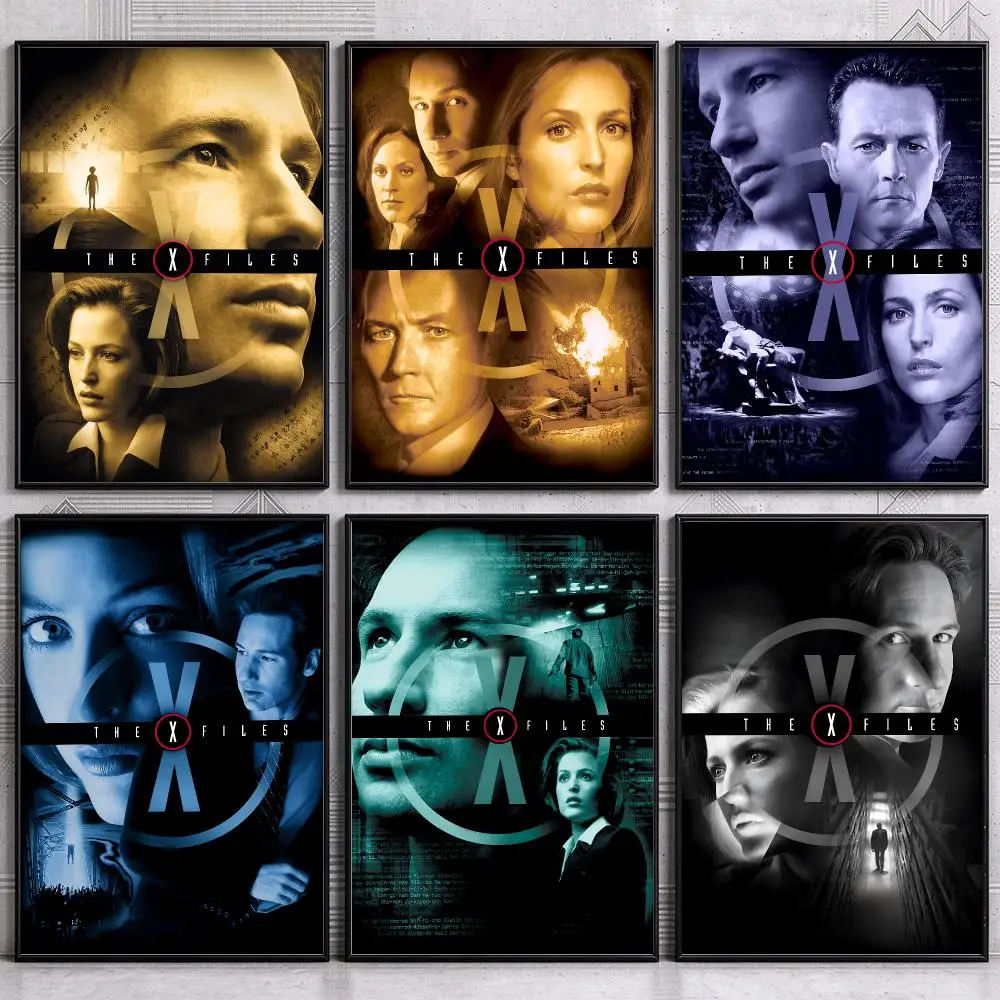 Classic Sci-Fi TV Series T-The X-Files Poster Wall Art Print Sticker for Bedroom Living Room Dorm Office Modern Home Decor Gift