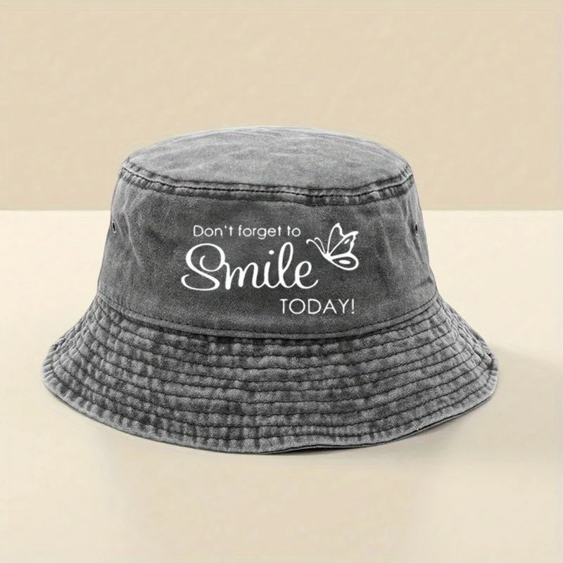 Vintage Washed Bucket Hat with 
