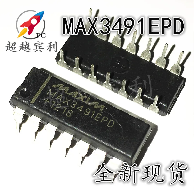 

10pcs original new MAX3491EPD MAX3491CPD encapsulated DIP14 transceiver