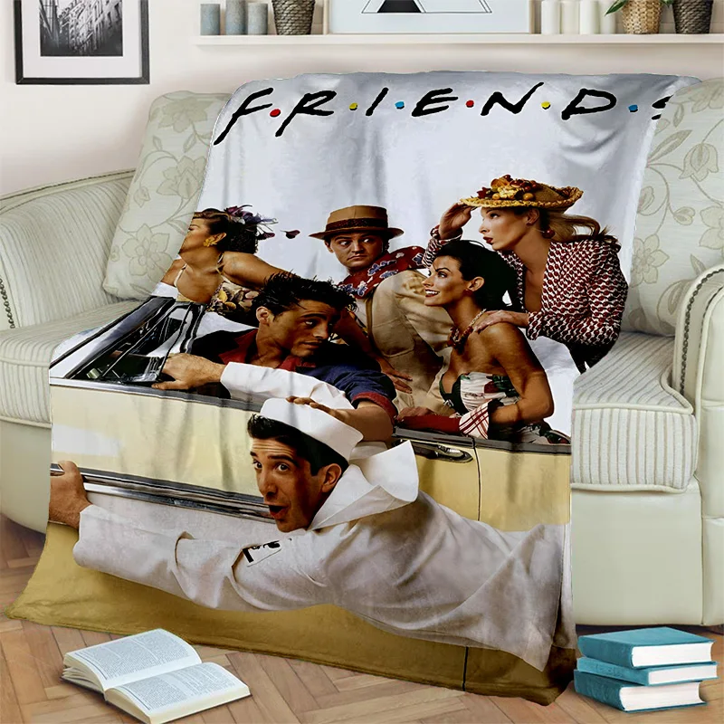 HD Classics TV Friends 3D Impressão Cobertor, Macio Cobertor para Casa, Quarto, Cama, Sofá, Piquenique, Viagem, Escritório, Capa Kids