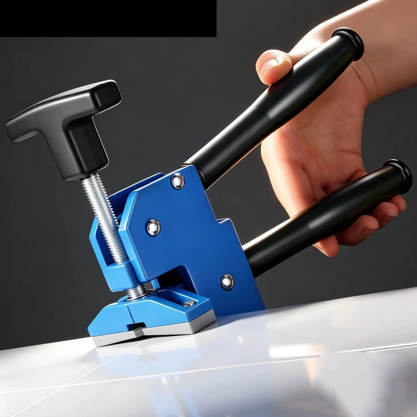 Tile Cutting Breaking Pliers, Manually Heavy Duty Press Tile Opener With Torsion Handle, Ceramic Tile Splitter For Tile Ceramic