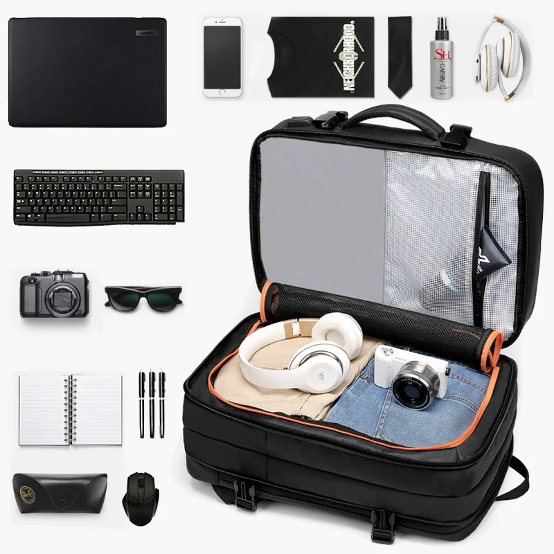 SWISS MILITARY Simple Large Capacity Male Bag Fashion Travel Usb Charging Waterproof 15.6 inch Laptop Backpack Men Mochila
