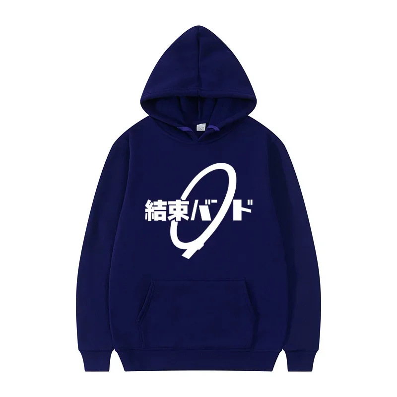 Fashionable Casual Streetwear Hooded Sweatshirt Play BOCCHI THE ROCK! Hitori Gotoh Ijichi Nijika Anime Hooded Sweatshirt