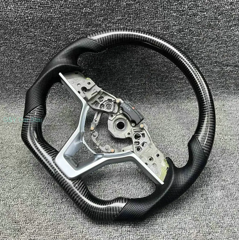 Carbon Fiber Car Leather Steering Wheel For NissanTeana Sylphy Tiida