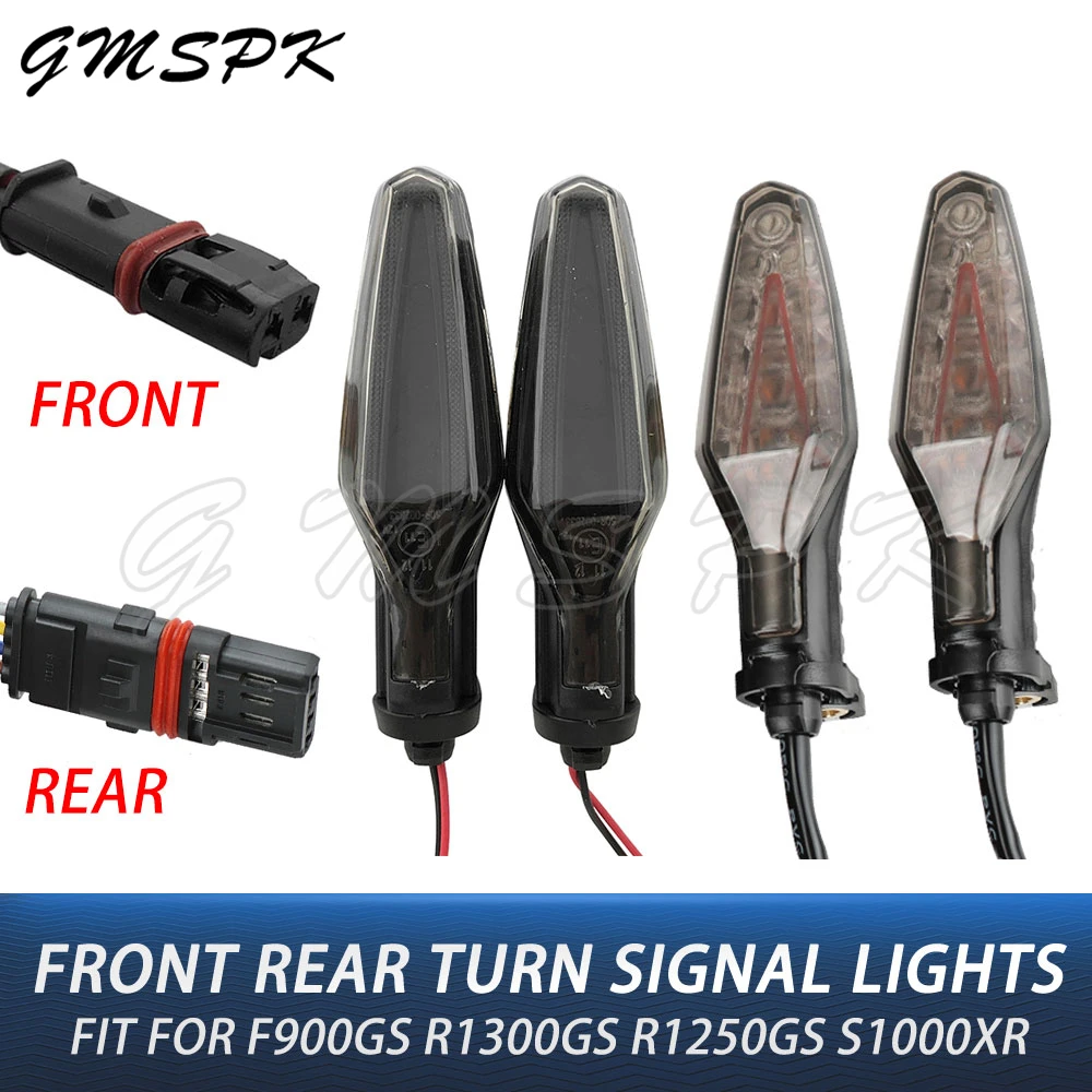 

Front Rear LED Turn Signals Indicator Flasher Blinker Lamp Fit for BMW R1250GS R 1250 GS ADV 2021-2025 S1000XR F900GS R1300GS