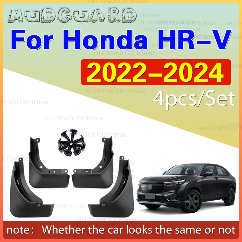 

Car Mud Flaps For Honda HR-V HRV E EL 2022-2024 Low Configuration Version Splash Guards Fender Mudflaps Automotive Accessories