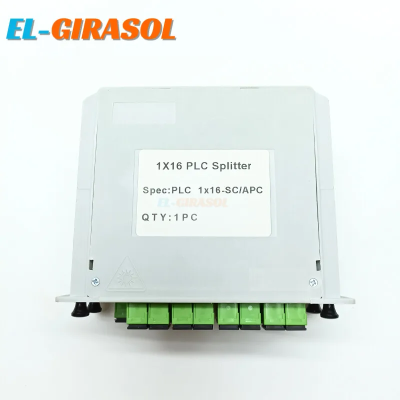 

SC APC PLC 1x16 Fiber Optic Splitter Box Cassette Card Inserting PLC Splitter Fiber Optical Coupler Splitter Fibra Optica FTTH