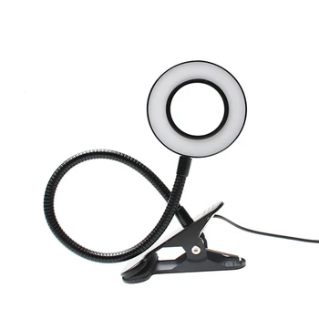 LED 벽 램프 머리맡 머리판 독서 야간 조명, 책 조명 클립, DC 5V USB 전원, 유연한 침대 독서 벽 조명