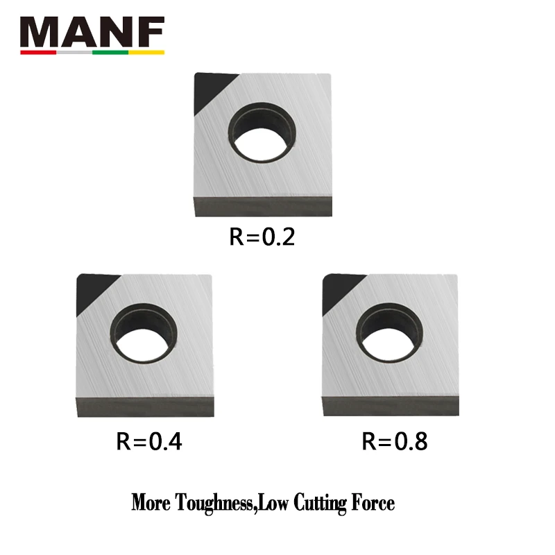 MANF SNMG120404 SNMG120208 Lathe Cutter Inserts High Hardness cutting lathe cutter One Edge Two Edge Msdnn1616h12  Boron Nitride