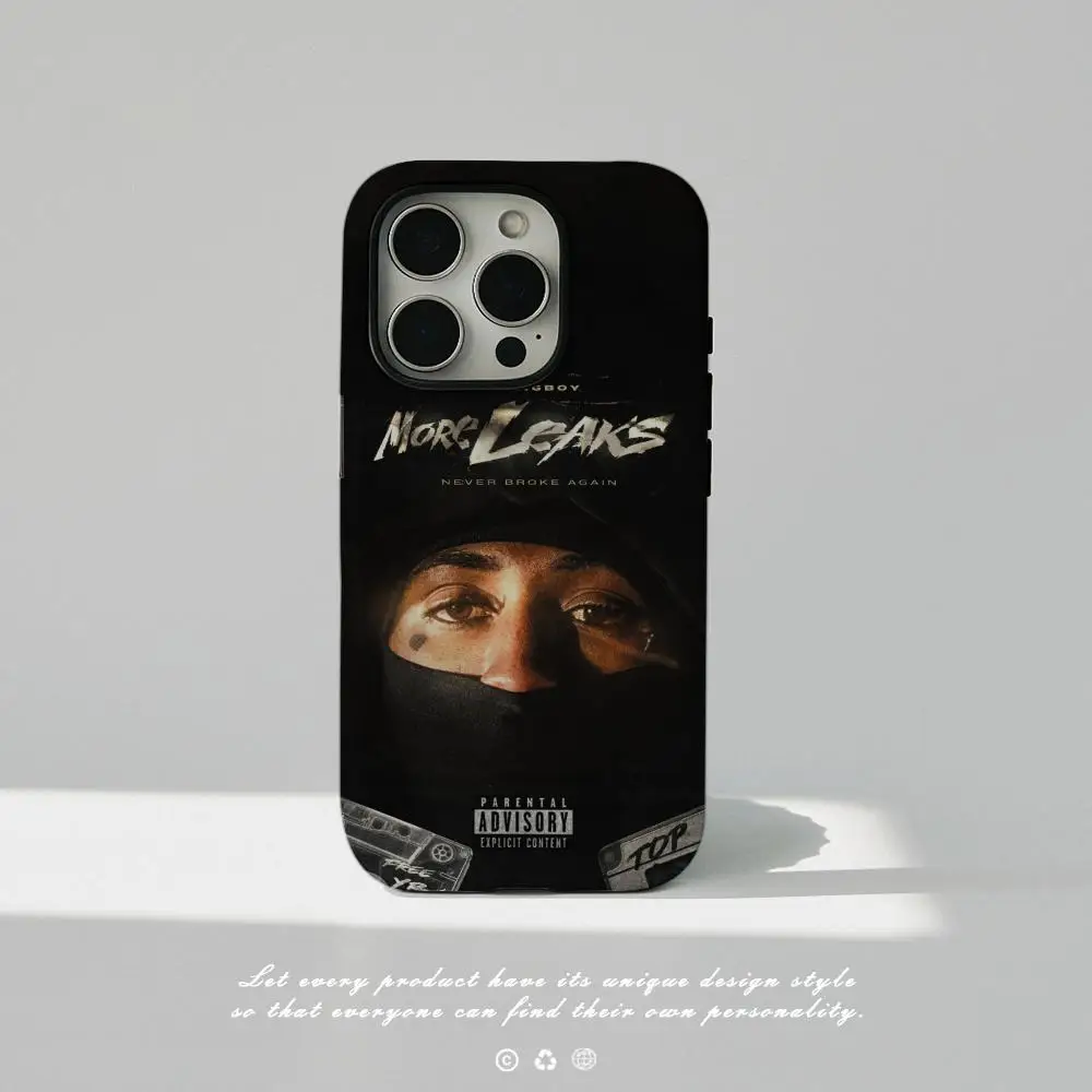 حافظة هاتف لهاتف آيفون 17 16 15 14 13 12 Pro Max Plus لامعة عالية الدقة بطبقة مزدوجة غلاف صلب سائل YoungBoys