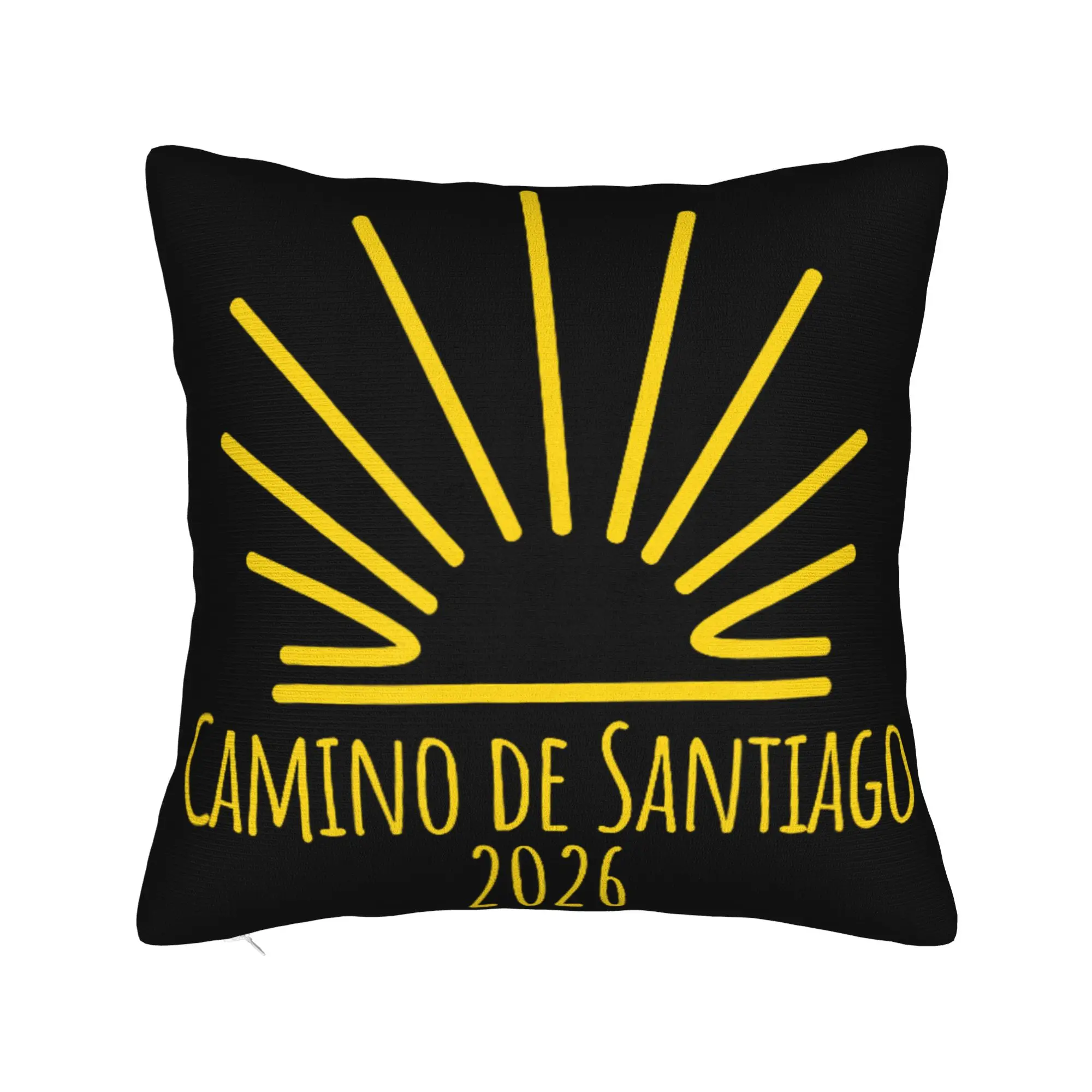 Decorative Pillowcases Camino de Santiago 2026  Merch Seater  Throw Pillow Case Cover Square Multiple Sizes