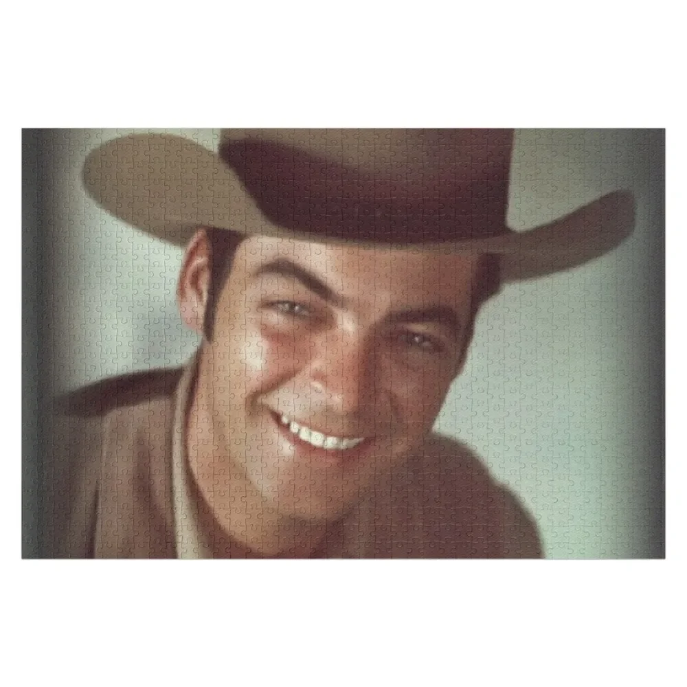 Rory Calhoun, film legenda Jigsaw Puzzle dengan foto untuk anak-anak Gambar disesuaikan dipersonalisasi Puzzle