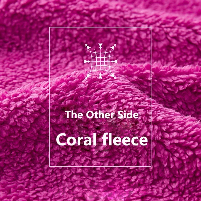 Abrigos cálidos de invierno para mujer, sudadera Unisex Reversible de lana Polar/Coral, sudaderas con capucha Harajuku, jersey de franela para mujer