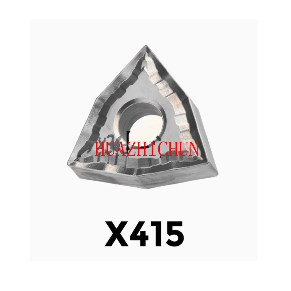 

HUAZHICHUN WNMG080404MT CT3000 -X415 X343 M3T Твердосплавные вставки Фреза Инструмент
