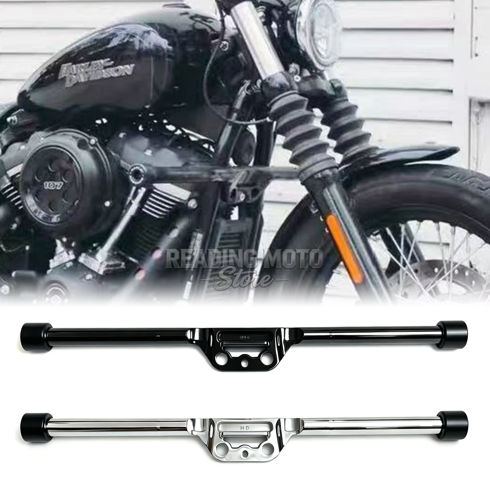 Motorcycle 1-1/4 inch Bumper Protection Bar For Harley Standard Softail Low Rider S ST Street Bob Engine Crash Bar FXLRS 2018-up