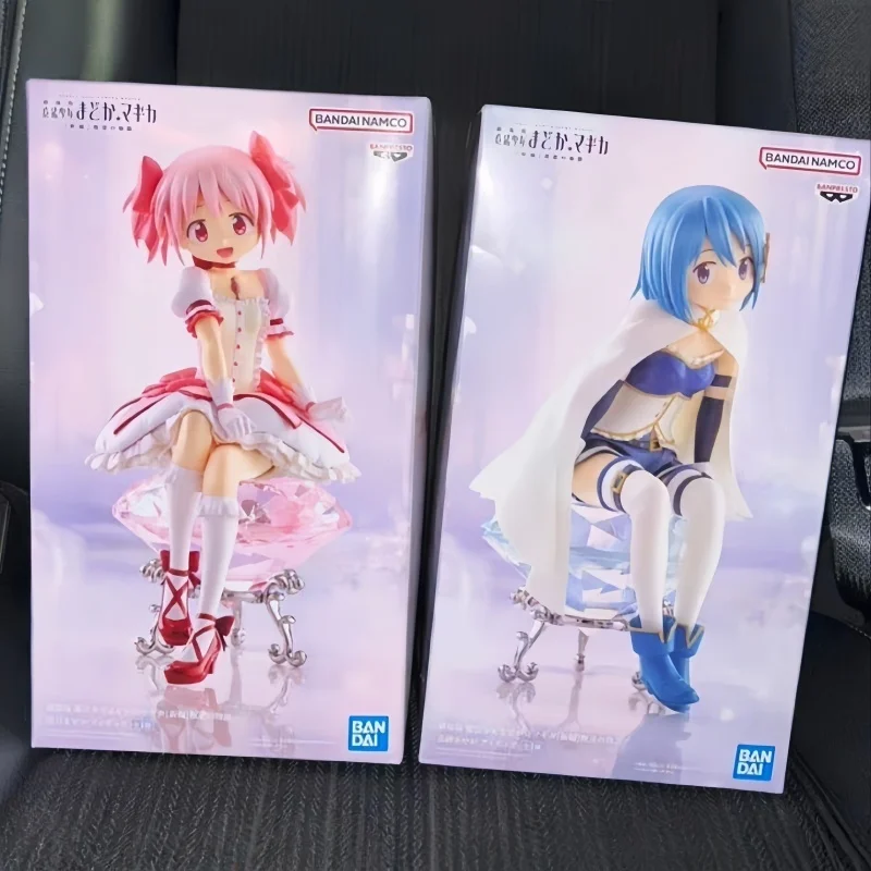 

Original Bandai Banpresto Puella Magi Madoka Magica Kaname Madoka Miki Sayaka Rebellious Stories Anime Character Model Toys Gift