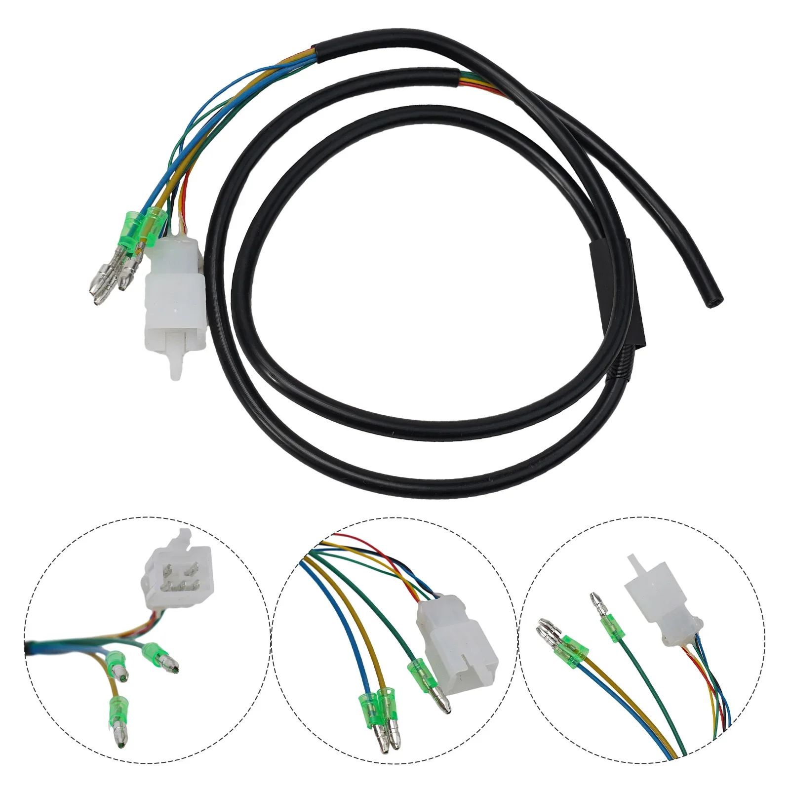 Verlängerungskabel Motorkabel 99 cm Elektroroller-Zubehör für 10 Zoll E-Scooter Kunststoff + Metall-Ersatzleitung – Detail 3