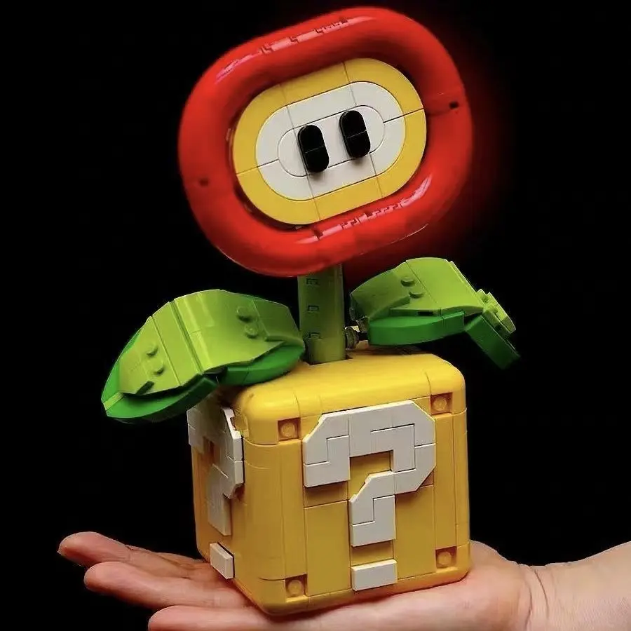 

NEW MOC Chomper Plant Model Fit Flame Flower Assembled Building Block Brick Children Educational Toys Kids Christmas Gifts