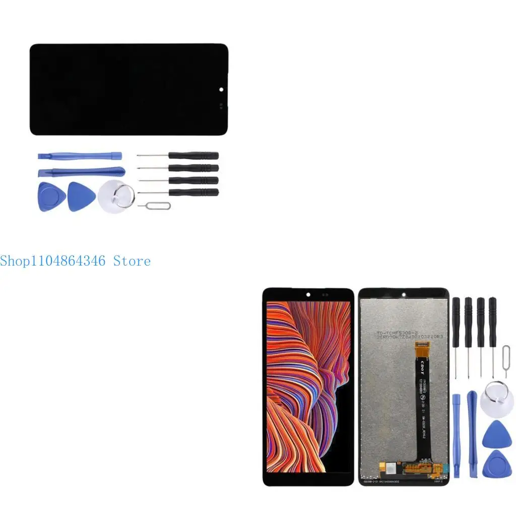 

5asd High Impact Resistance Touch Panel Replacement Set With 10ms Feedback DIY Repair Tools Upgrades for Xcover 5 -G525F