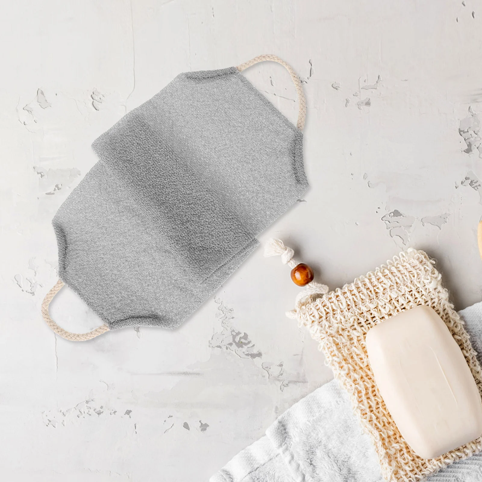 

Wash Cloths for Showering Back Scrub Bath Towel Towels Exfoliating Polyester Washcloths Body Woman