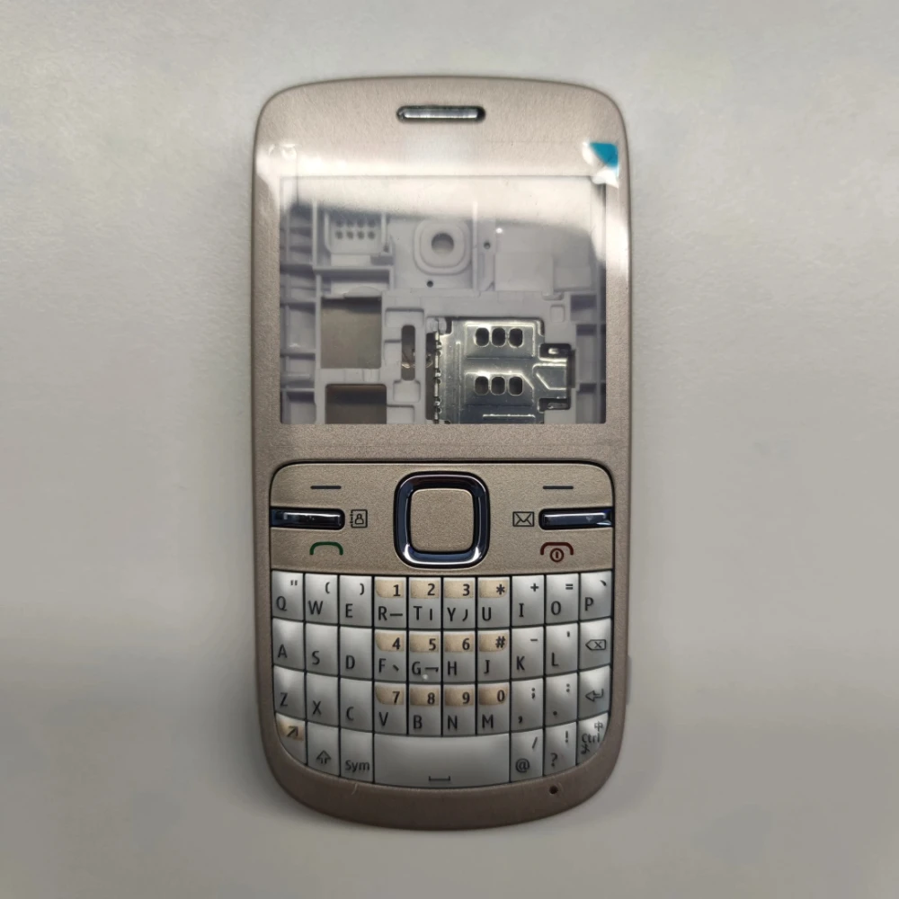 Full Complete Mobile Phone Housing Cover Case English And Arabic Keypad For Nokia C3 C3-00