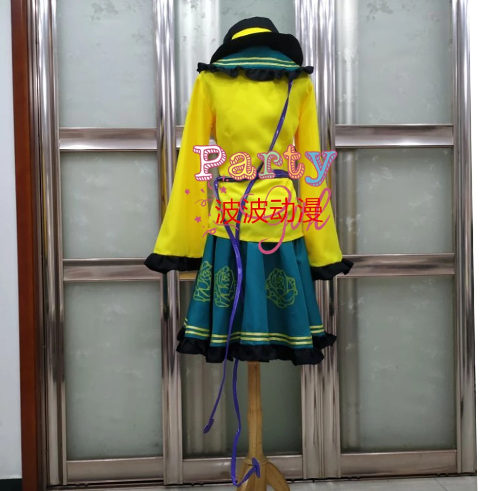 Anime Komeiji Koishi Cosplay Costume Women Lolita Dress Halloween Customized