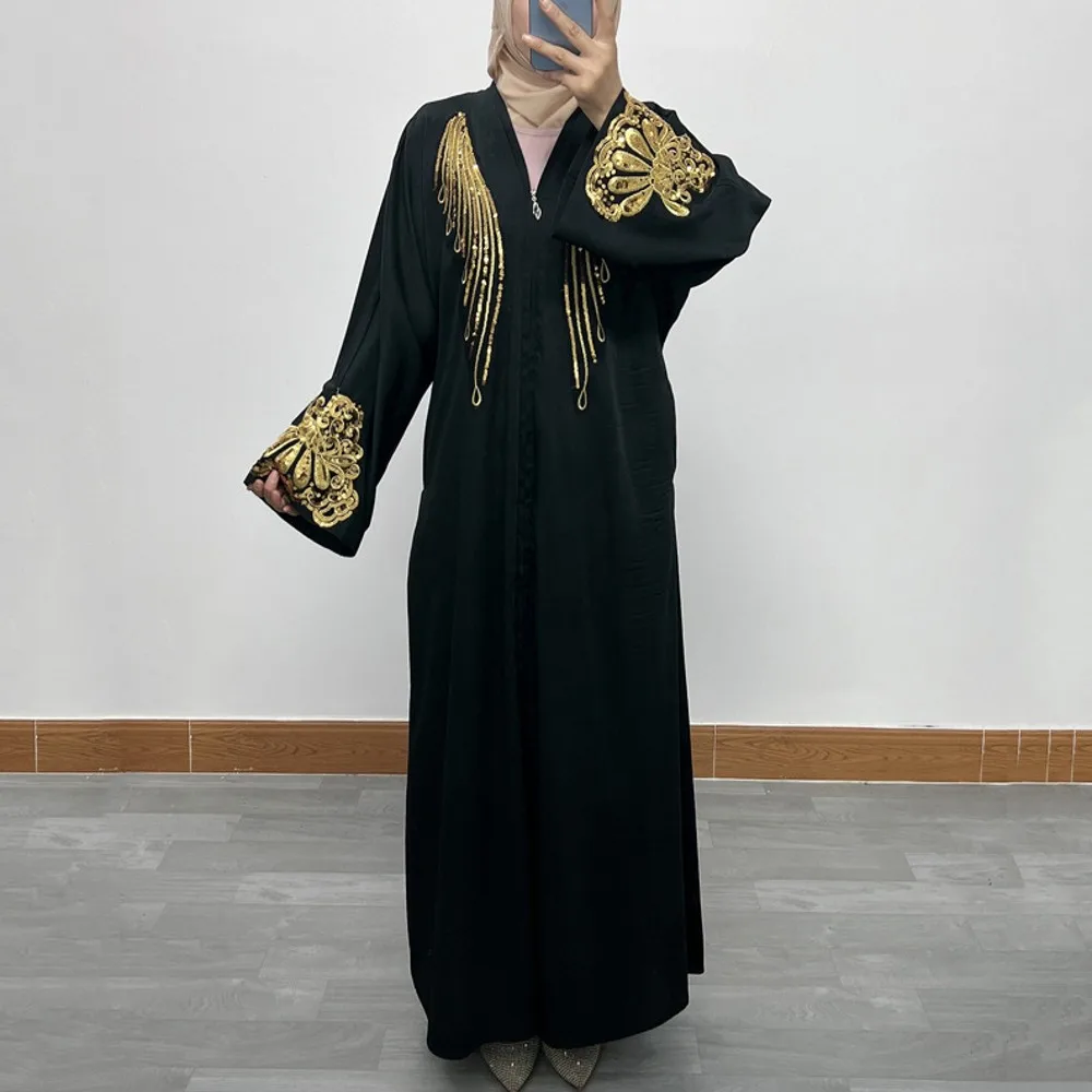 

Cardigan Overcoat African Dresses For Women Muslim Fashion Abaya Africa Boubou Dashiki Clothes Long Sleeve Ankara Party Dress