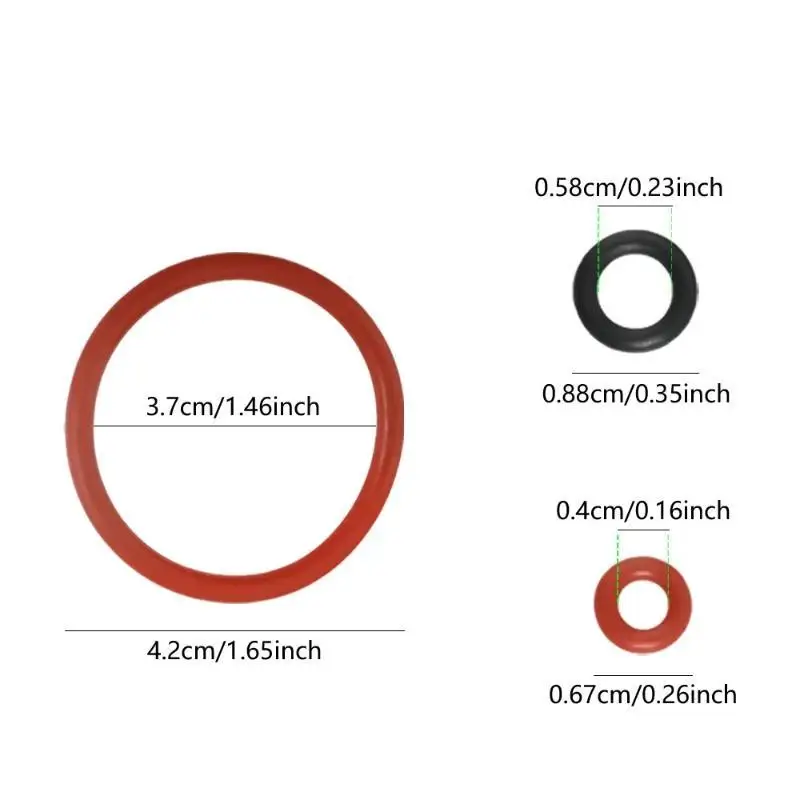 Odorless Silicone Seals 20/50/100 PCS Coffee Machine Repair Maintenance Parts Fit for Jura Series
