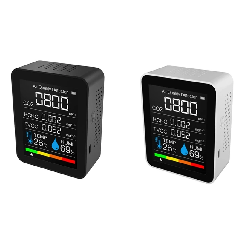 

TVOC CO2 Meter Digital Temperature Humidity Tester Air Quality