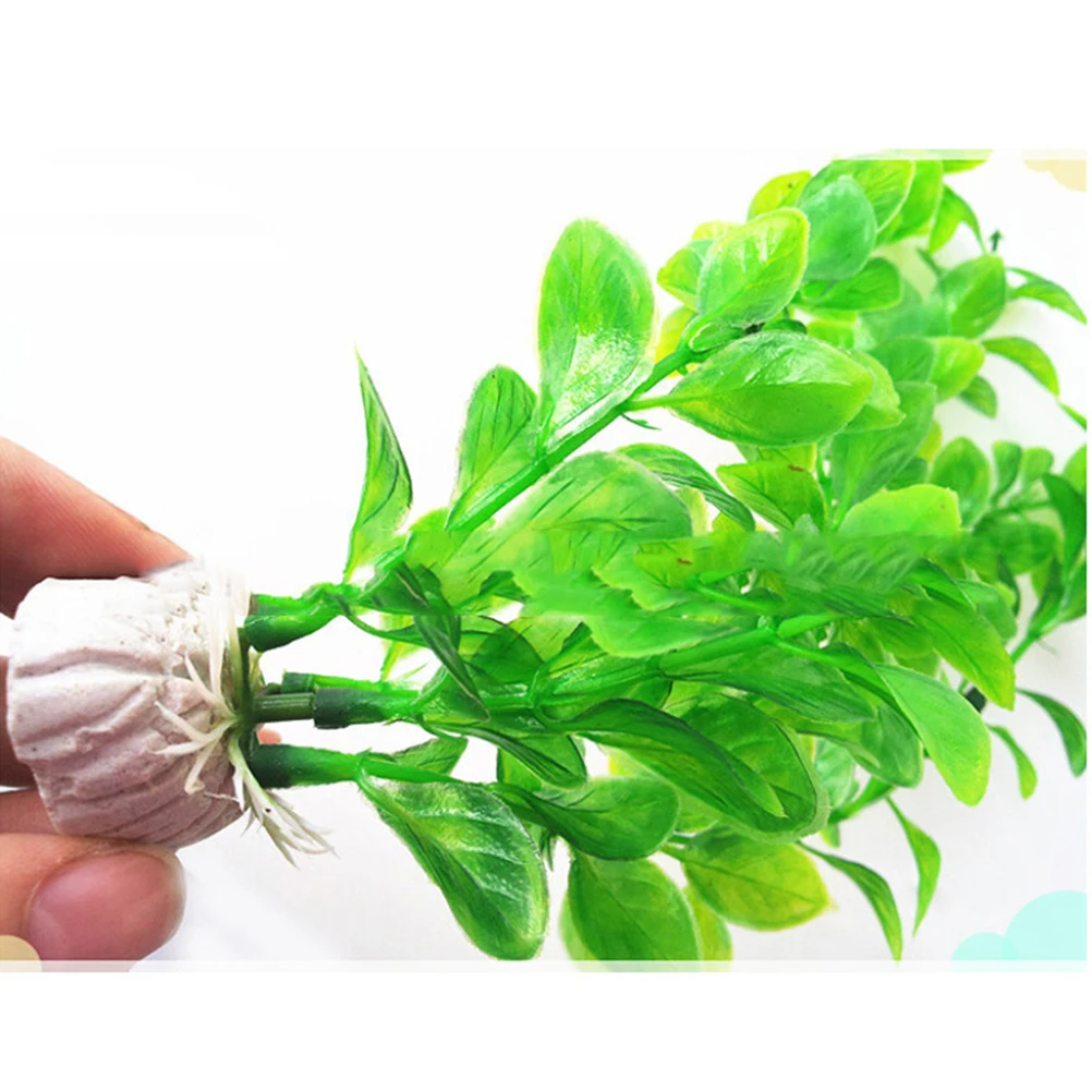 

4pcs Lifelike Aquarium Fish Tank Decorations Artificial Underwater Plants Realistic Ornament For Fresh Salt Water Non-Toxic