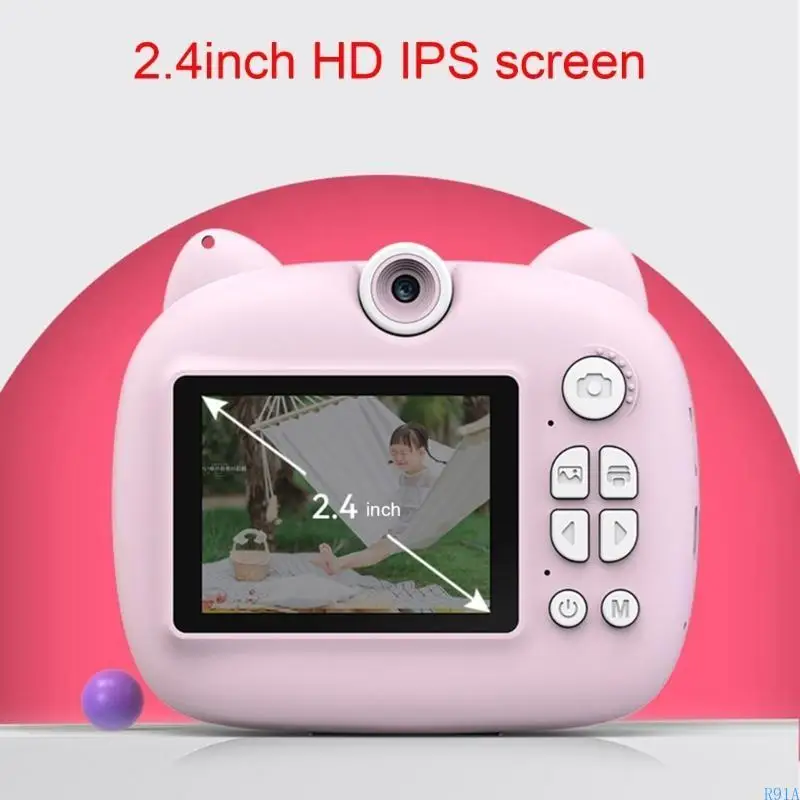 R91A Instants Druckkamera für Kinder mit 48MP -Video für Kinder 3 12 Jahre um einen besonderen Moment festzuhalten