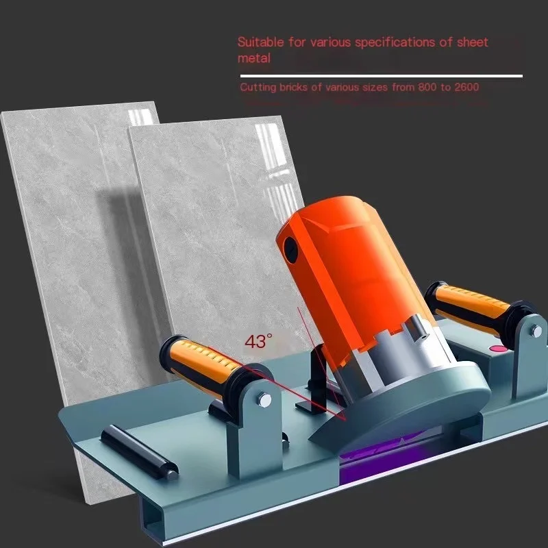 New 43 Degree Ceramic Tile Rock Slab Marble Large Slab Chamfering Machine Haitang Angle Special Multifunctional Cutting Machine