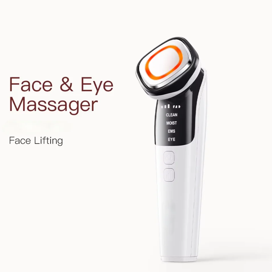 

EMS-микротоковый массажер для лица: лифтинг, омоложение, глубокое очищение кожи лица, глаз и шеи. Прибор для ухода за кожей.
