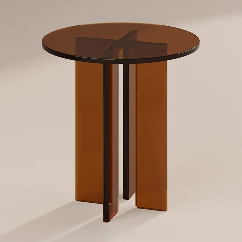 

Круглые балконные столы для кафе, угловые современные книги для чтения, кофейные столы для кафе, акриловая мебель для кафе для квартиры, olm Kaffeemaschine MHKFZ