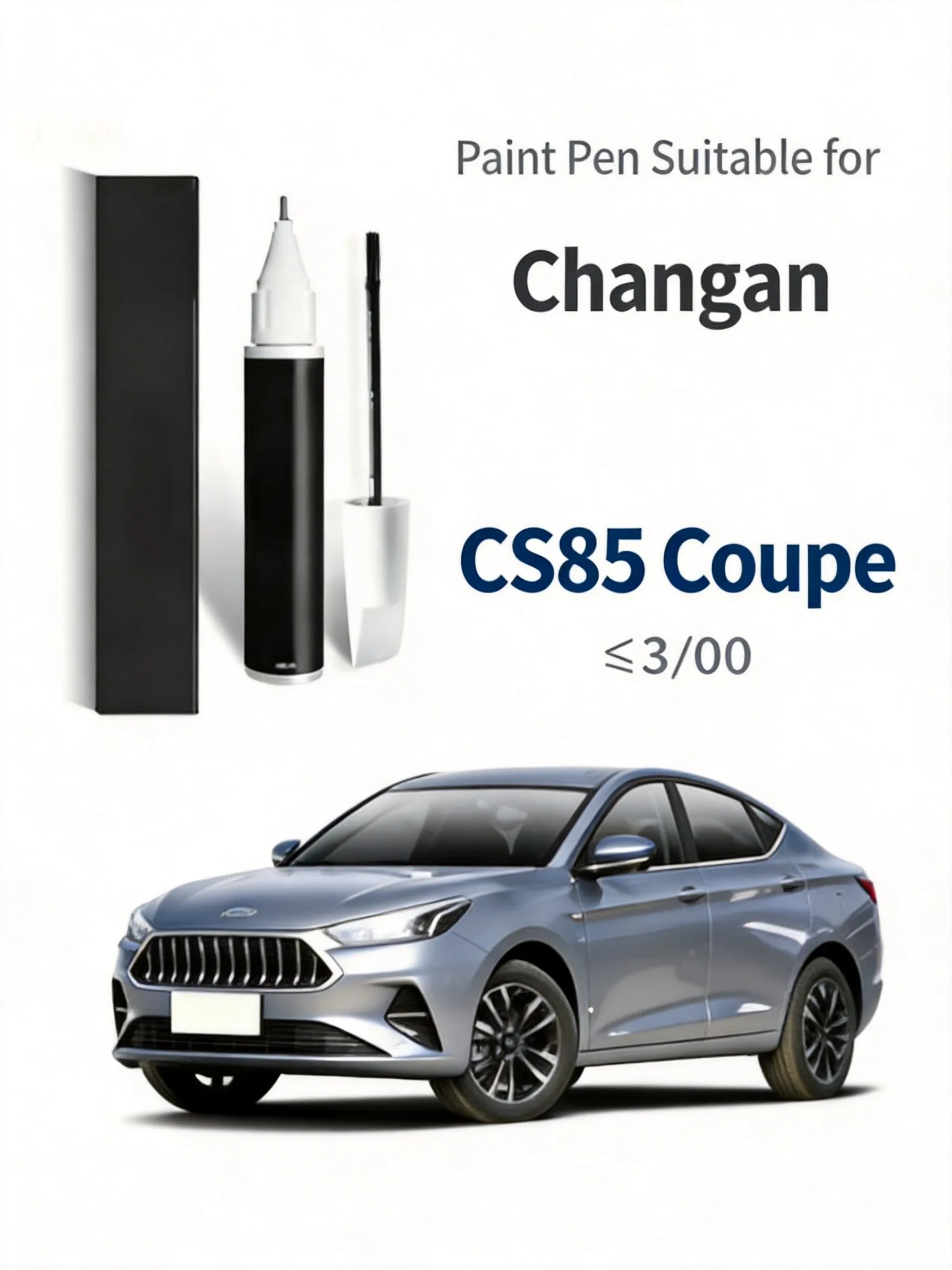 Compatible Touch Up Paint Pen for Changan CS85 Car Scratch Repair Remover Paint Fixer Red DIY Paint Care