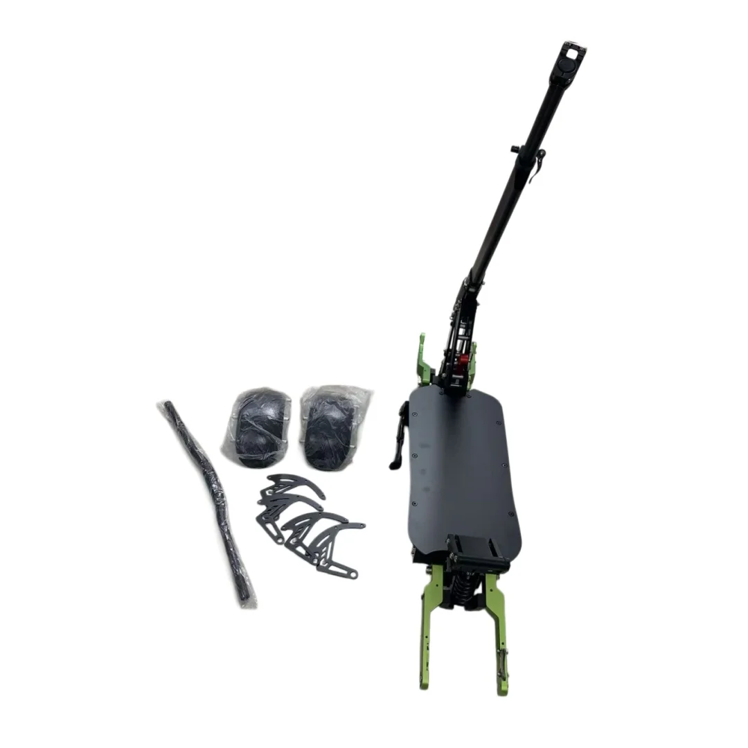 11inch Adult Foldable Electric Scooter Chassis Parts 150mm Open Size E Scooter Body Frame With Spring Shock Absorber And Fender