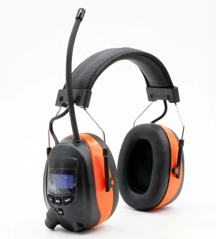 DAB +/FM Radio Bluetooth Sound Insulation Earmuffs, Outdoor Wireless Hearing Protection Noise Reduction Earmuffs