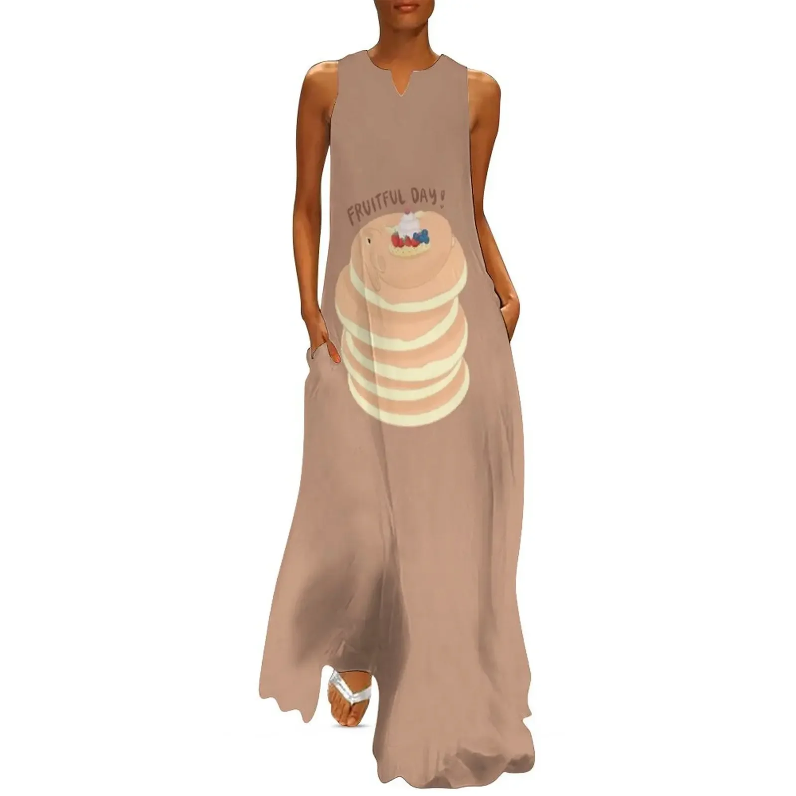

Fruitful Day Bunny Pancake Long Dress long sleeve dresses bandage dress Dress