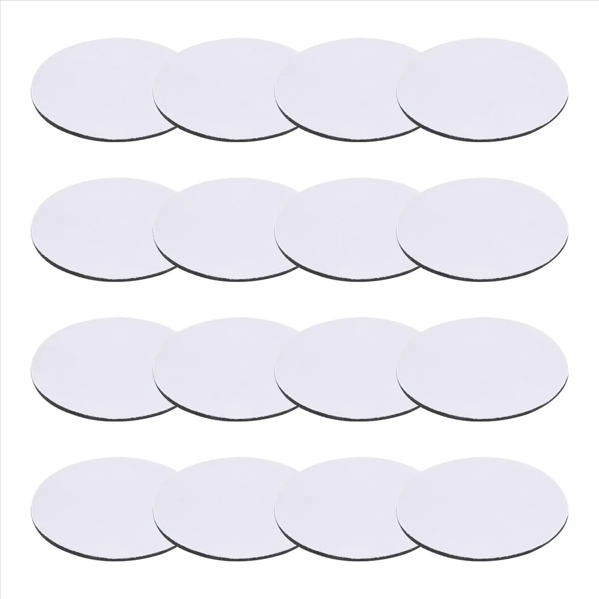 newA10R Round Sublimation Blank Coaster Sublimation Blank Coaster Sublimation Heat Transfer Coaster Hot Pressed Coaster 16Pcs