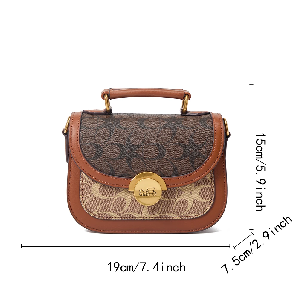 Ladies' Handbag 2026 New Fashionable Retro Shoulder Bag, a Daily Must-Have, High-End Light Luxury Crossbody Shoulder Bag.