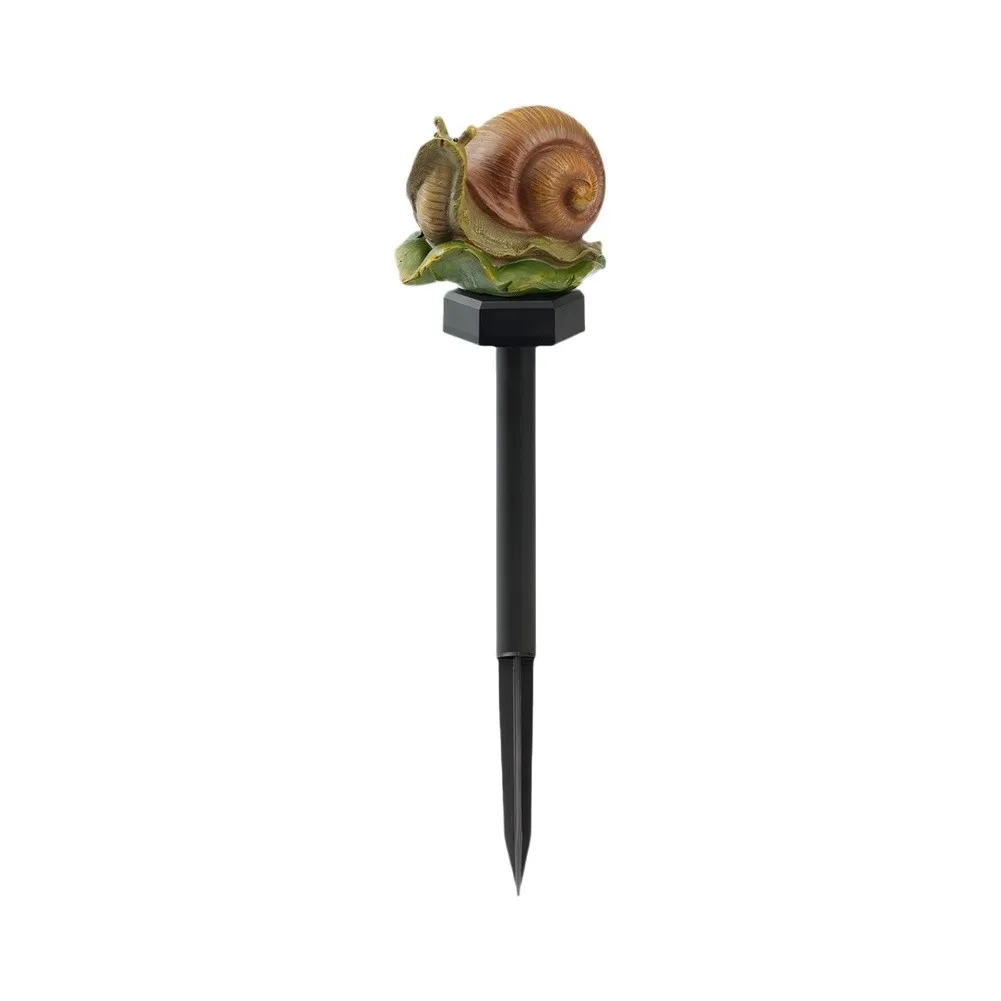 Solar Snail Garden Light Outdoor Waterproof Resin Lawn Lamp For Yard Pathway Patio Decoration Home Decor