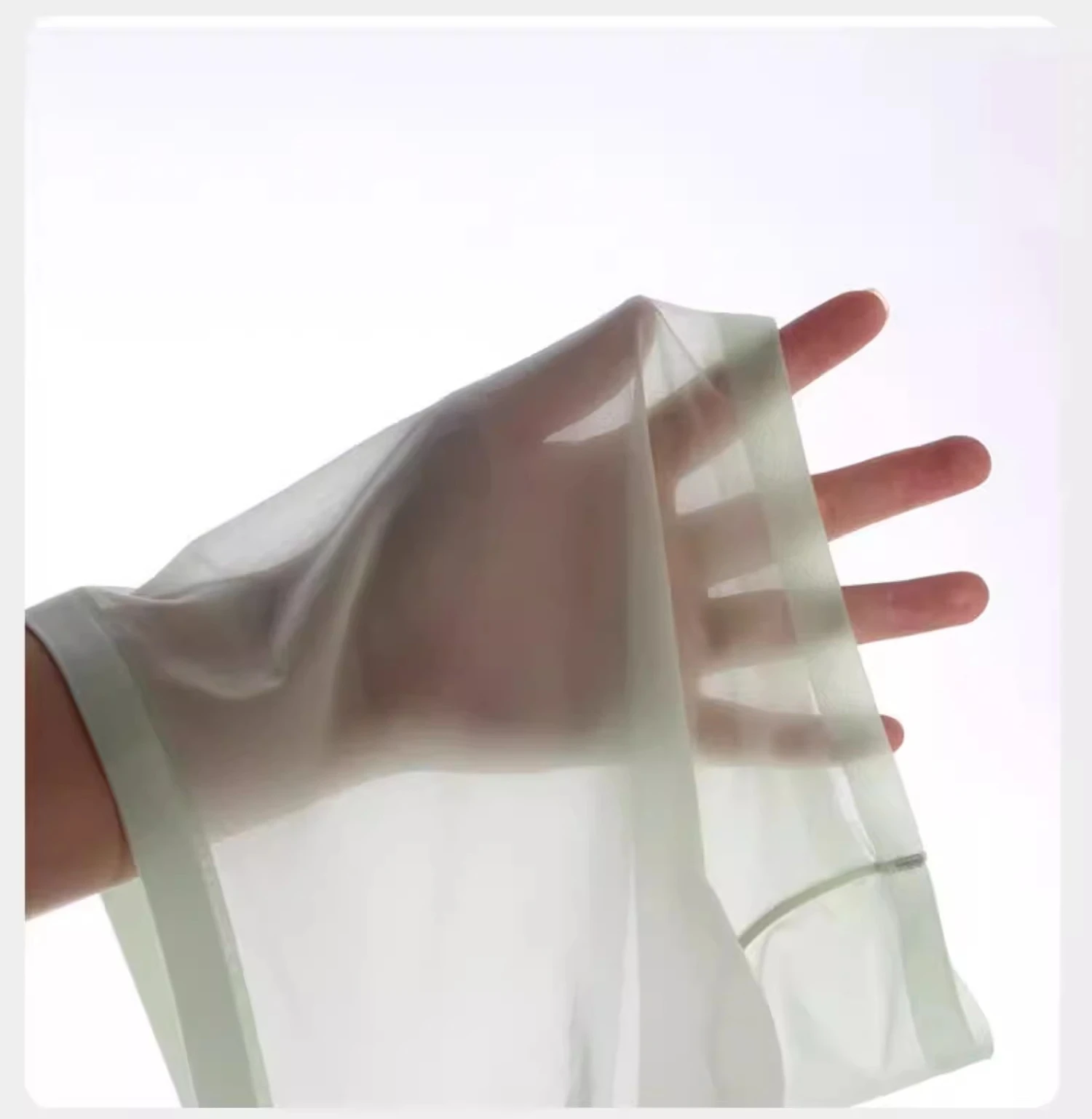 Sexy Mens Ice Silk Flat Boxers Low Waist Transparent Shorts Men U Convex Pouch Underwear Ultra-Thin Seamless Man Erotic Panties