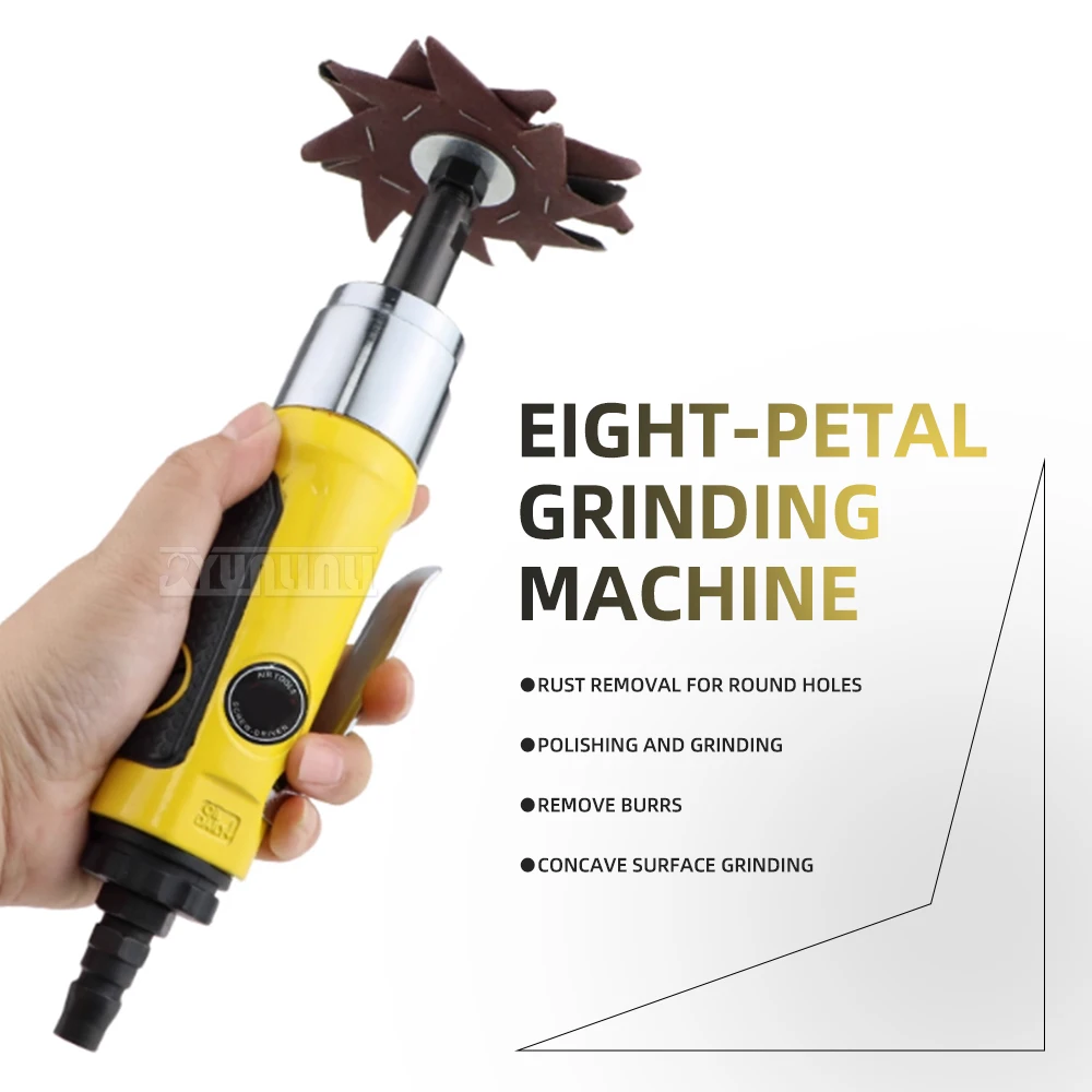 OW-492 Pneumatic octagonal rust removal straight sand machine Wood sandpaper polishing grinder